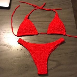 Red bikini NWOT